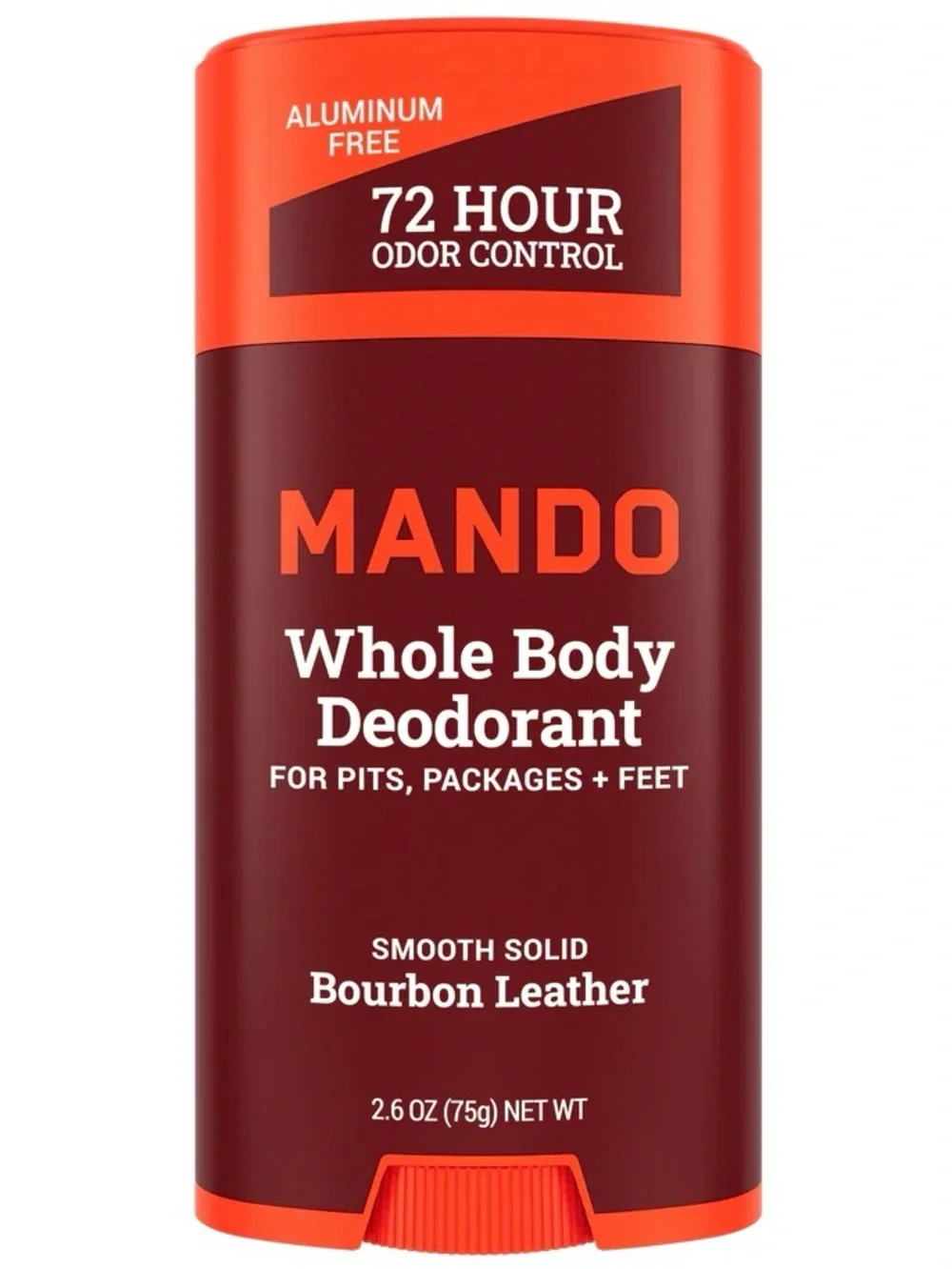 Mando Bourbon Leather Smooth Solid Whole Body Deodorant 2.6oz